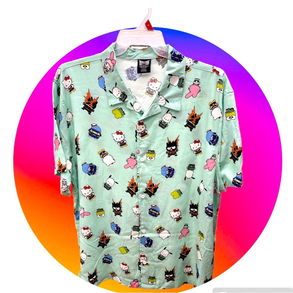 Hello kitty men’s flannel
